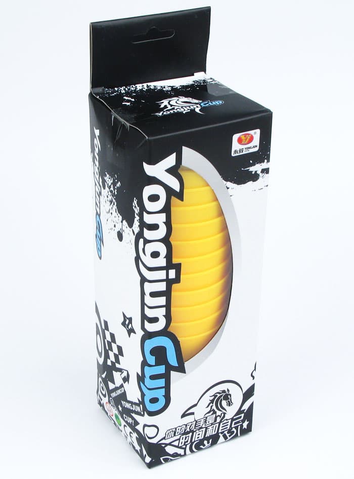 YJ Speed Flying Cups with box - yellow image 1