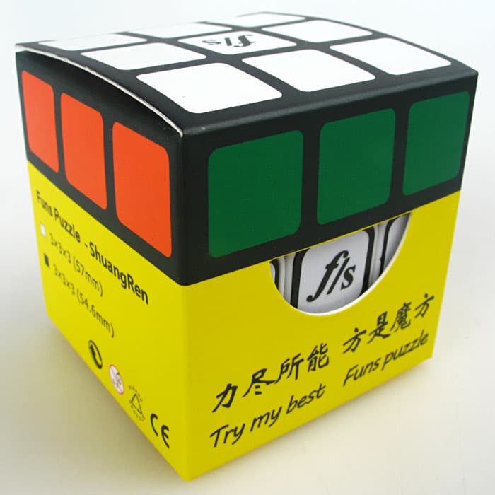 FangShi mini ShuangRen - white body with black caps image 4