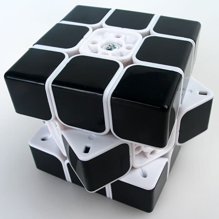 FangShi mini ShuangRen - white body with black caps image 7