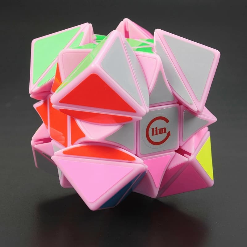 Funs LimCube Cut-Version Dreidel 3x3x3 - Pink image 8