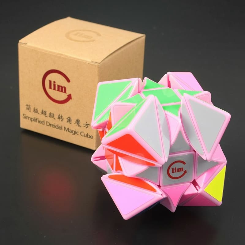 Funs LimCube Cut-Version Dreidel 3x3x3 - Pink image 12