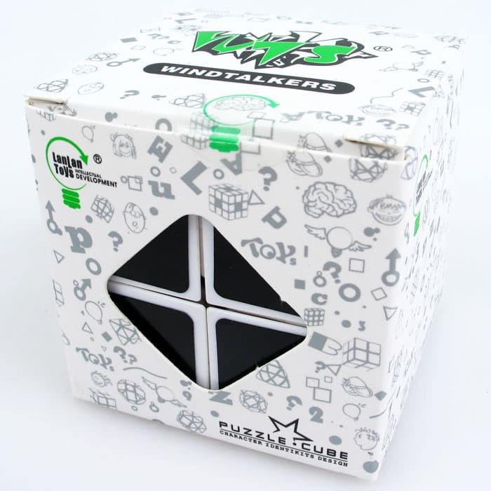 Lanlan Corner-cutted Helicopter Cube - White image 3