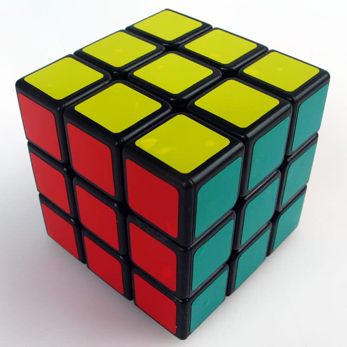 ShengShou 3x3x3 Aurora-Jiguang - Black image 4