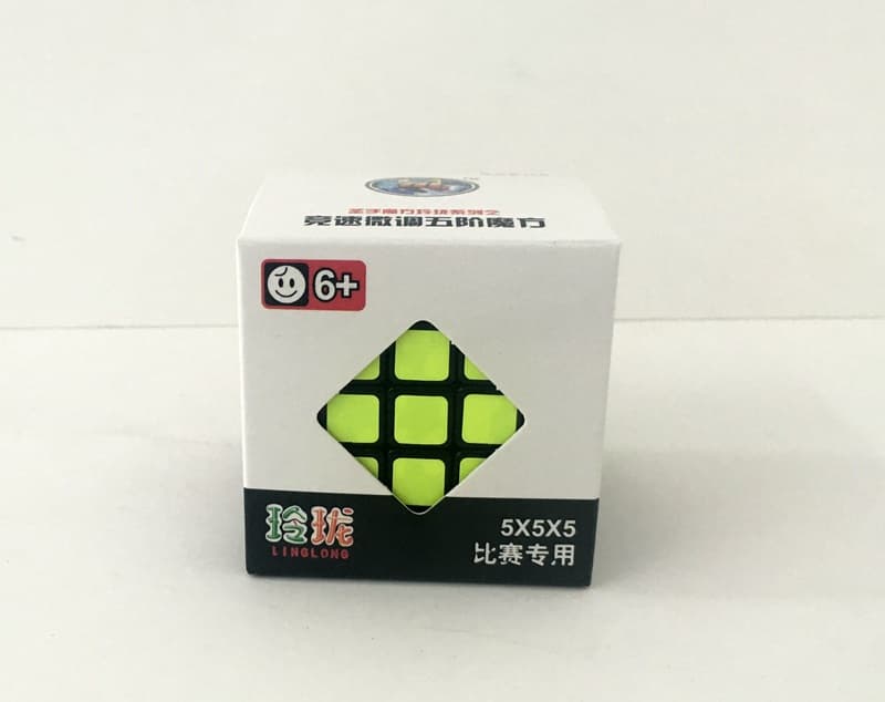 ShengShou 5x5x5 Linglong - Black image 5