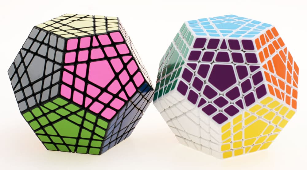 Shengshou Gigaminx Cube Puzzle - White image 3