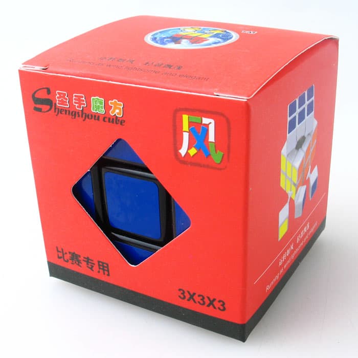 ShengShou 3x3x3 Wind-Feng - Black image 4