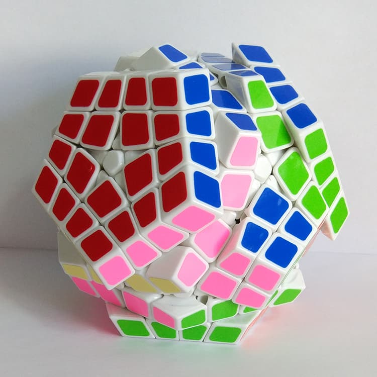 Shengshou Kilominx Cube Puzzle - White image 5