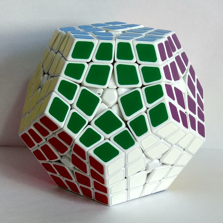 Shengshou Kilominx Cube Puzzle - White image 8