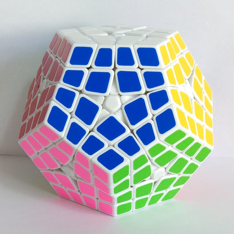 Shengshou Kilominx Cube Puzzle - White image 1