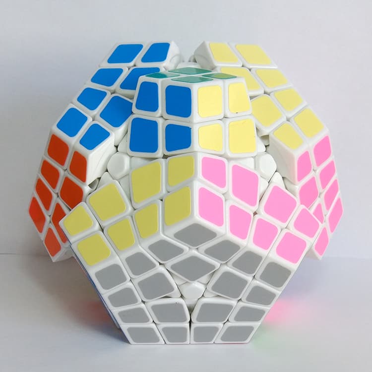 Shengshou Kilominx Cube Puzzle - White image 13