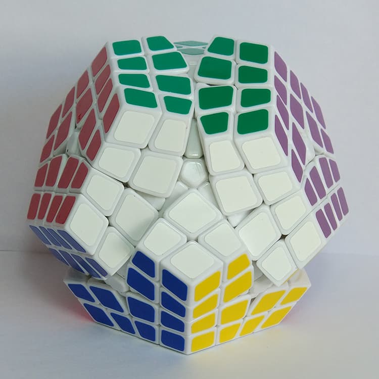Shengshou Kilominx Cube Puzzle - White image 14