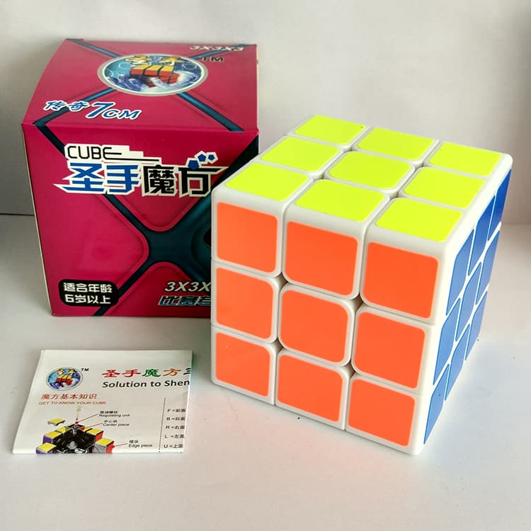 ShengShou 7cm 3x3x3 Legend - White image 7