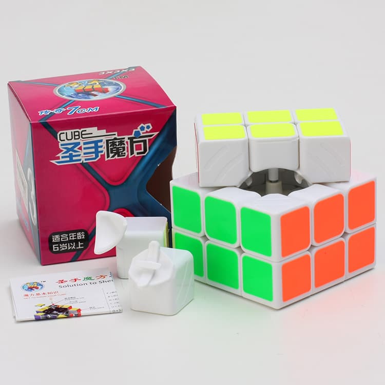 ShengShou 7cm 3x3x3 Legend - White image 10