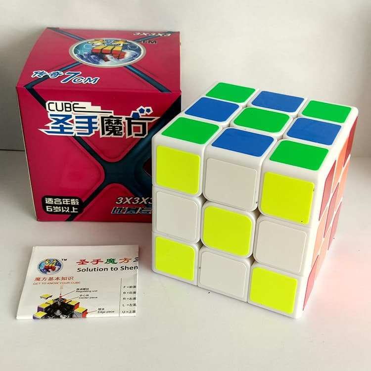 ShengShou 7cm 3x3x3 Legend - White image 21