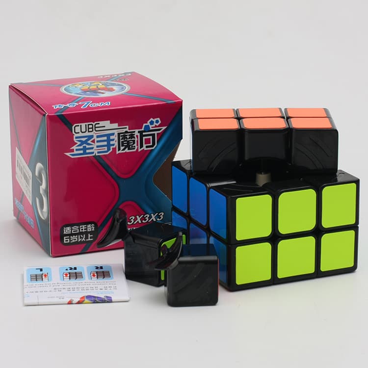 ShengShou 7cm 3x3x3 Legend - Black image 10