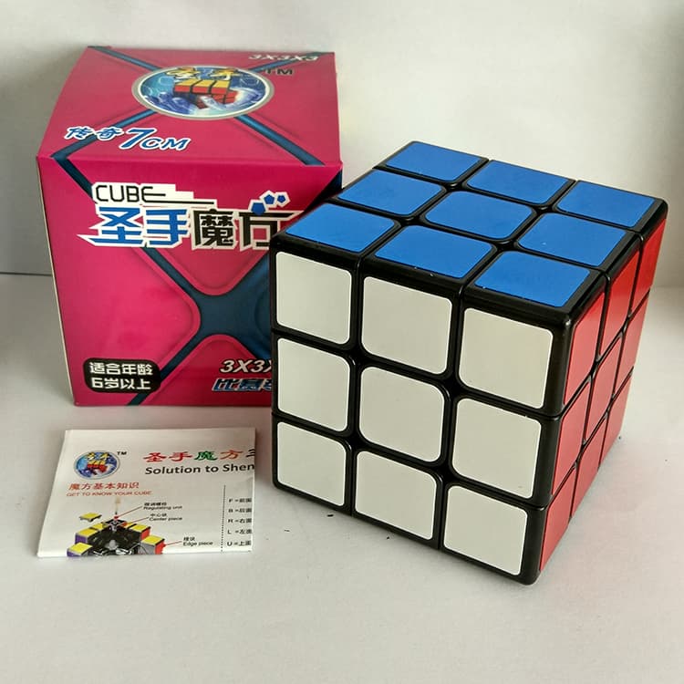 ShengShou 7cm 3x3x3 Legend - Black image 13