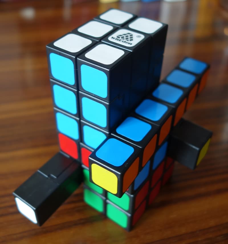 WitEden 3x3x6 Cuboid Cube - Black image 3