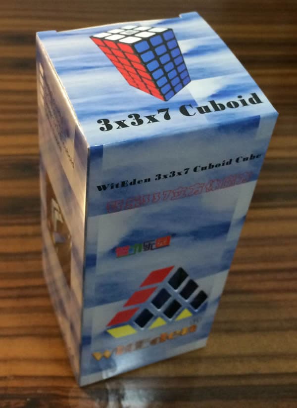 WitEden 3x3x7 Cuboid Cube - Black image 2