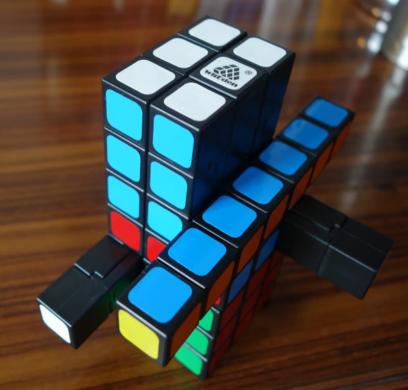 WitEden 3x3x7 Cuboid Cube - Black image 3