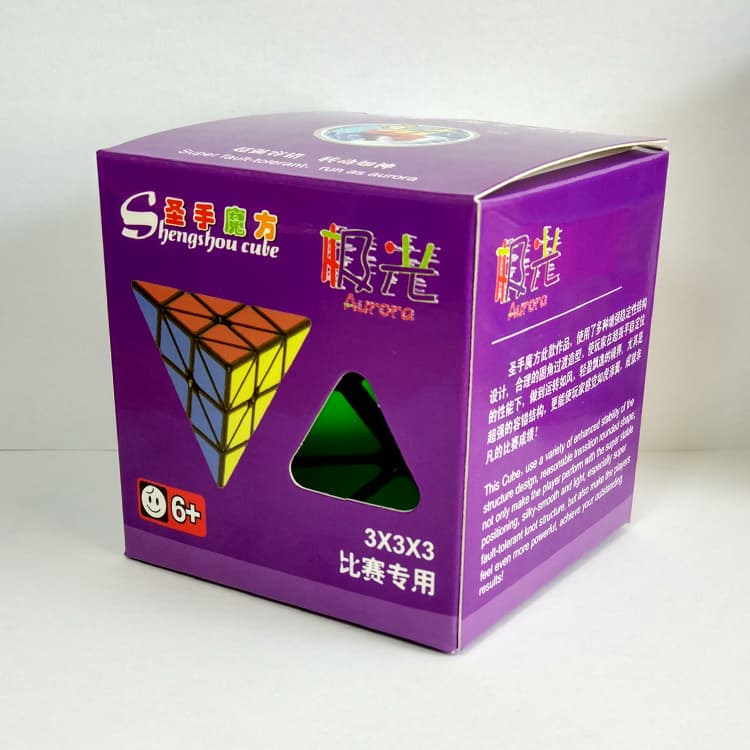 ShengShou Aurora Pyraminx - Black image 2