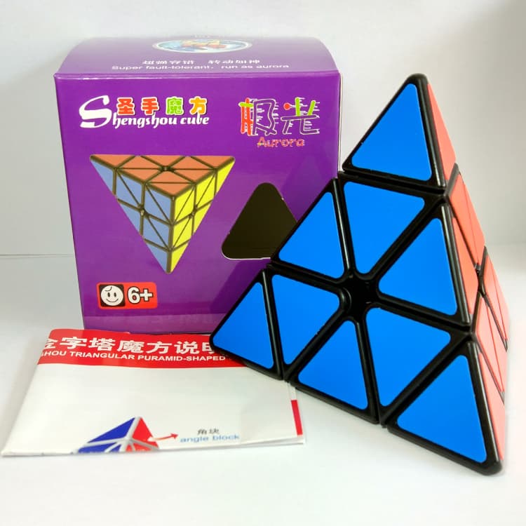 ShengShou Aurora Pyraminx - Black image 4