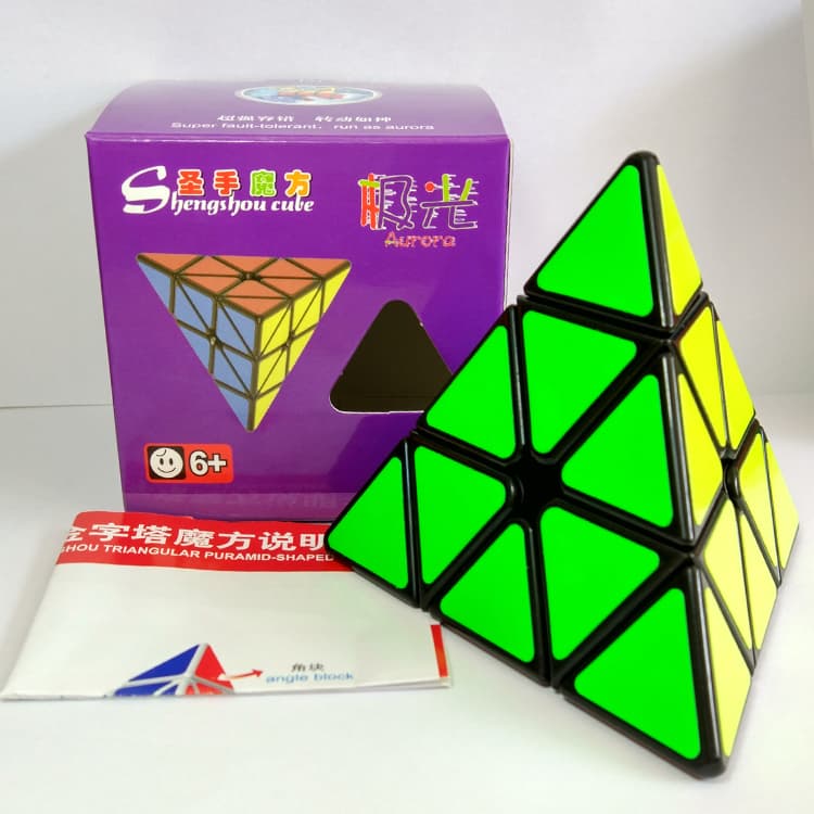 ShengShou Aurora Pyraminx - Black image 12