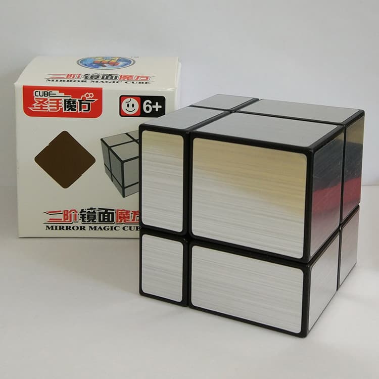 ShengShou 2X2 Mirror - silver stickers image 4
