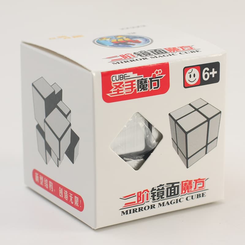 ShengShou 2X2 Mirror - silver stickers image 2