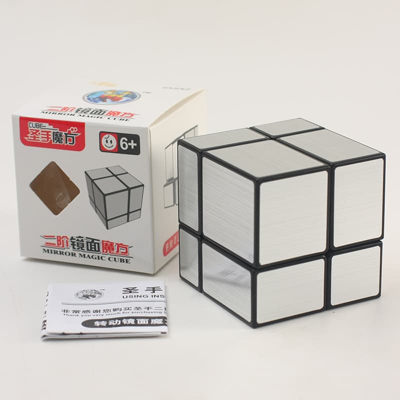 ShengShou 2X2 Mirror - silver stickers image 16