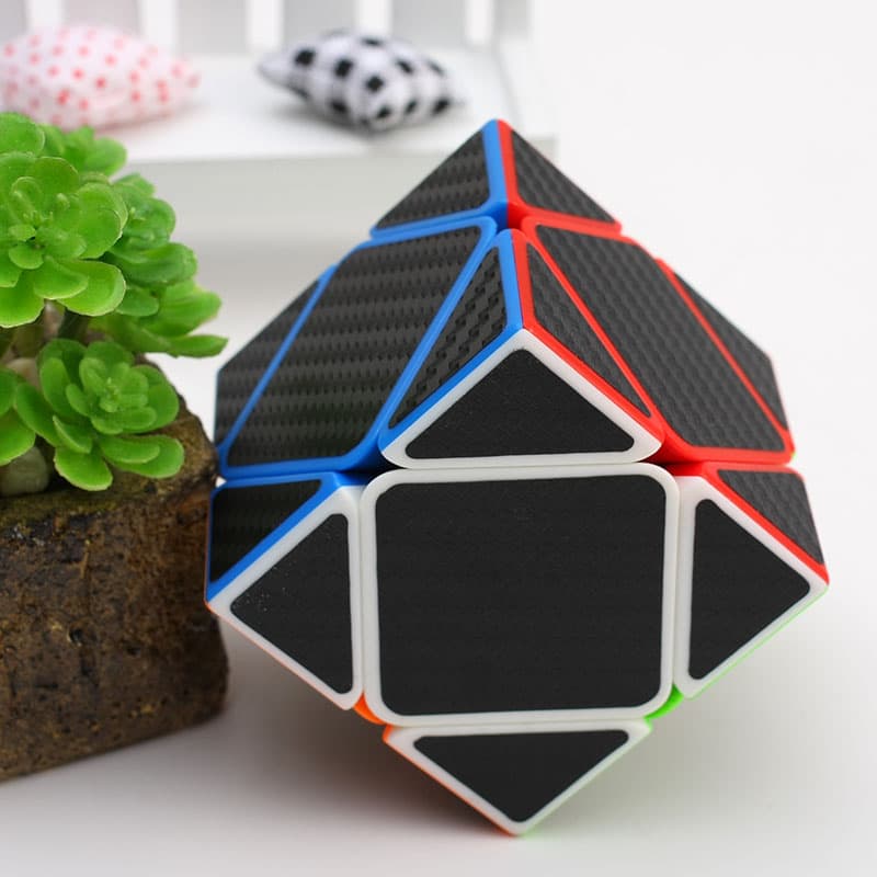 Z-Cube Skewb Cube with Carbon fibre stickers image 5