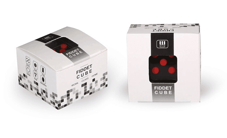 Fidget cube - black+white image 3