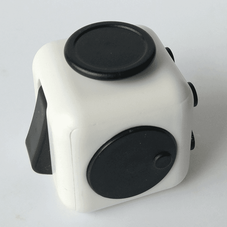 Fidget cube - black+white image 2