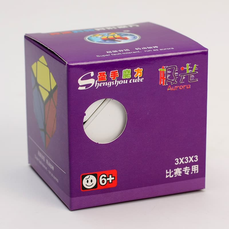 ShengShou Aurora Skewb - White image 2