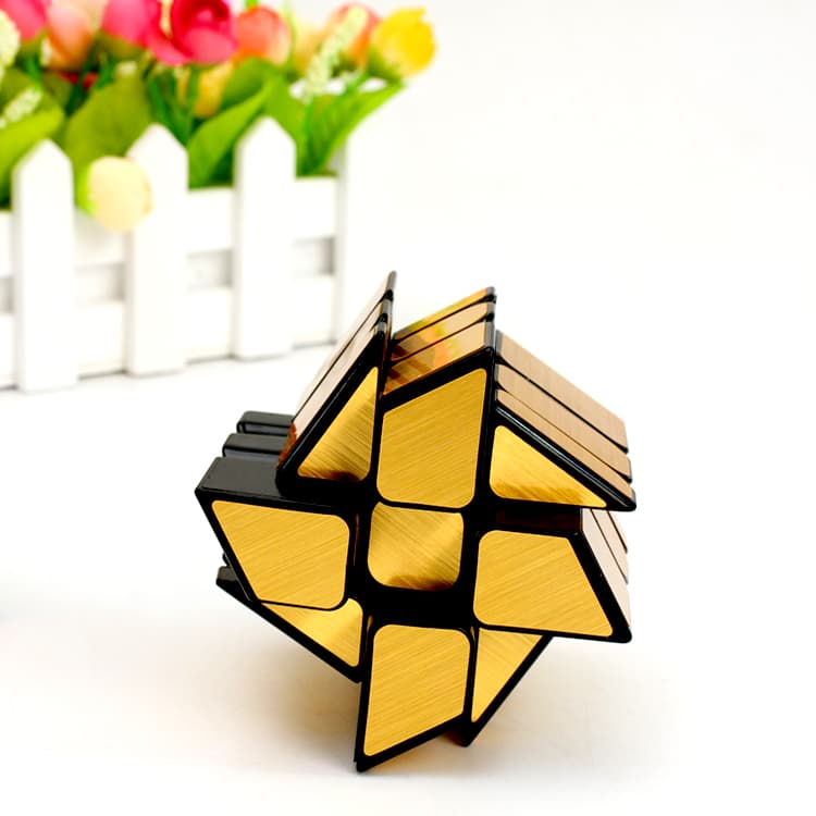 MoFangJiaoShi 3x3 WindMirror - black golden image 4