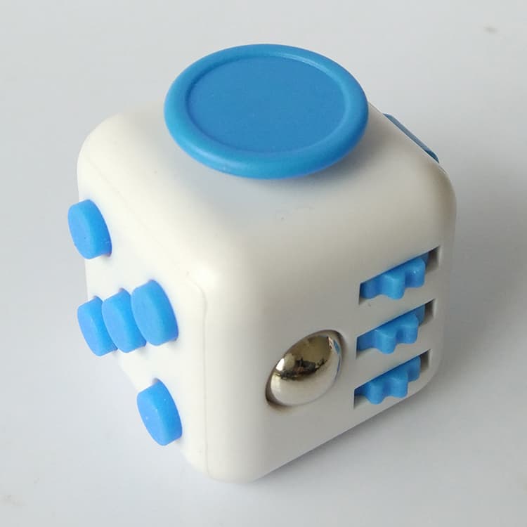 Fidget cube - blue+white image 5