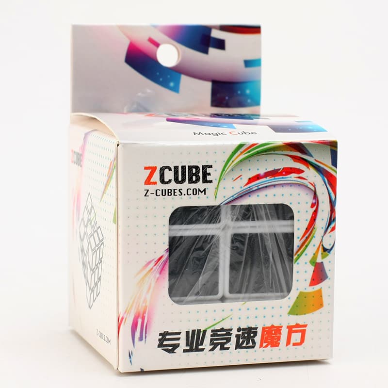 Z-Cube Mirror with carbon-fibre stickers - White image 2