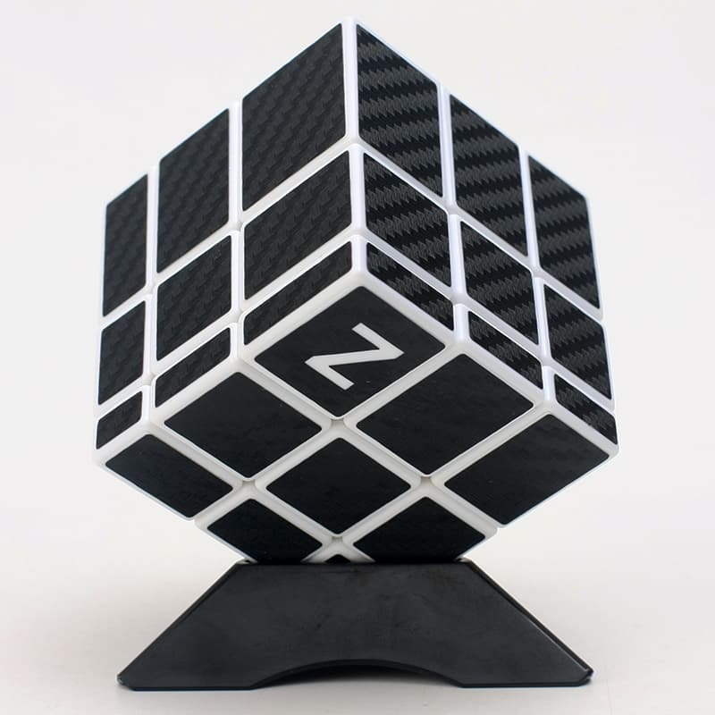 Z-Cube Mirror with carbon-fibre stickers - White image 10