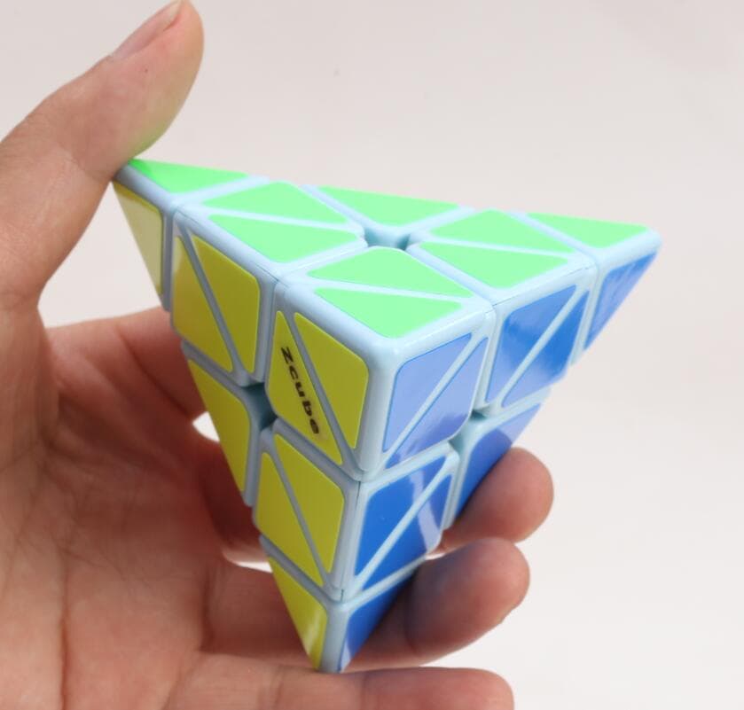 Z-Cube 72mm Pyraminx Cube - Blue image 1