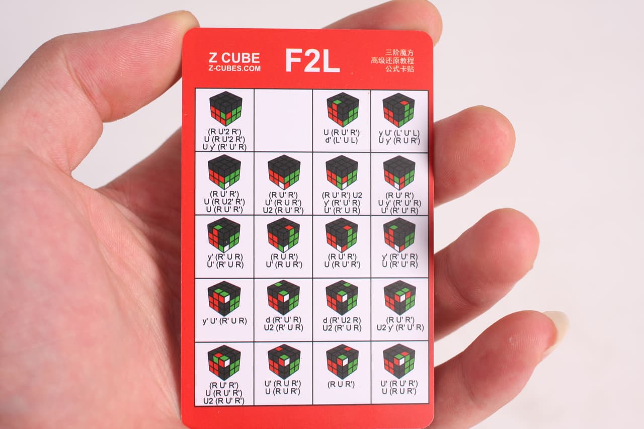 Z-Cube CFOP Card