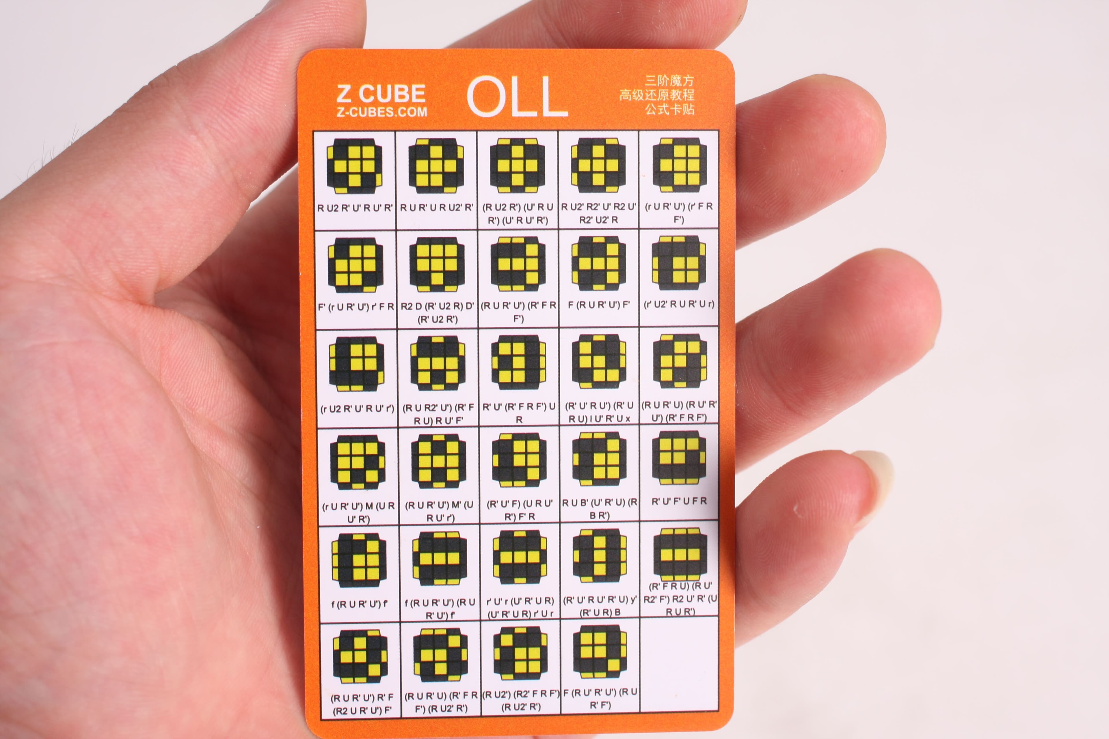 Z-Cube CFOP Card image 3