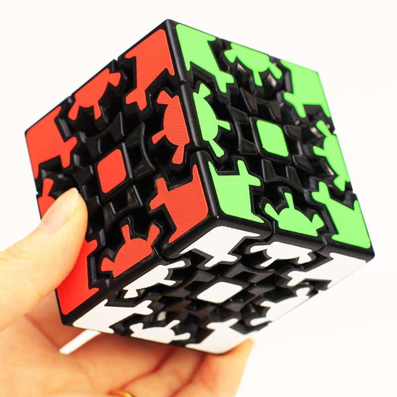 HelloCube MoHuan 3x3 Gear Cube V1 - Black image 1