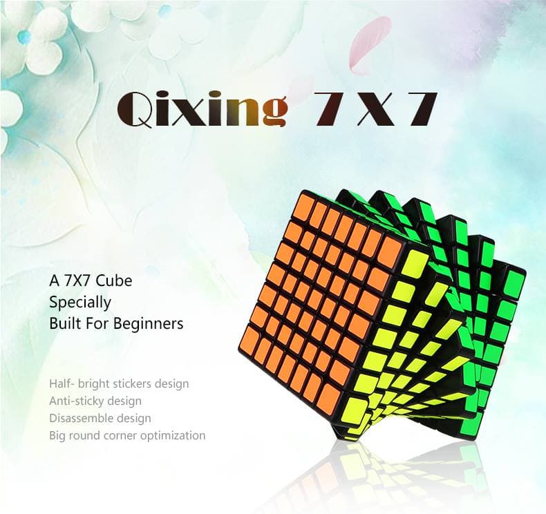 QiYi QiXing 7x7 Cube - Black image 3