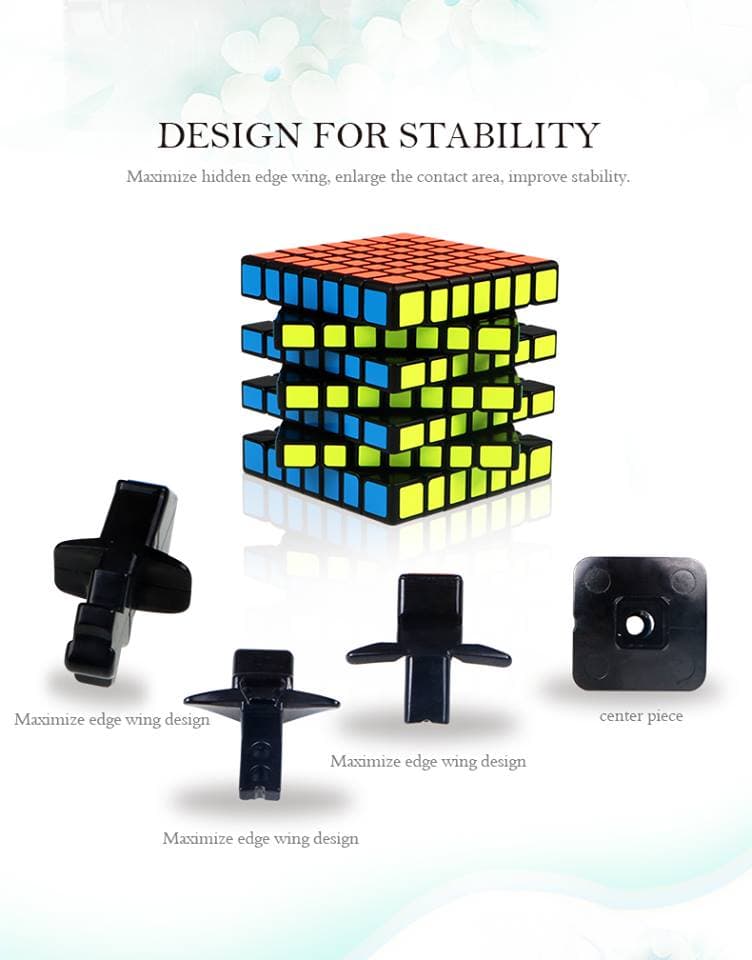 QiYi QiXing 7x7 Cube - Black image 5