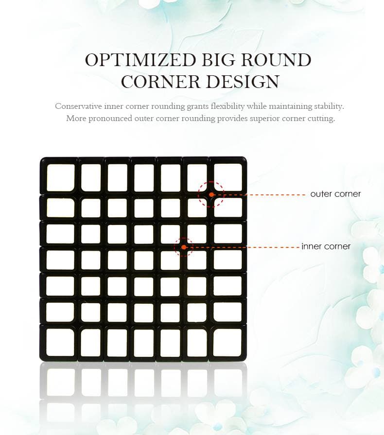 QiYi QiXing 7x7 Cube - Black image 6