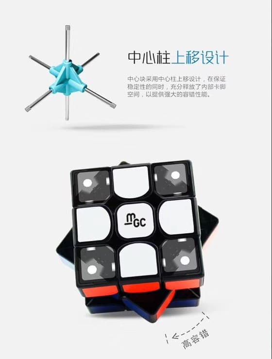 YJ MGC 3x3x3 Magnetic Cube - Black image 7
