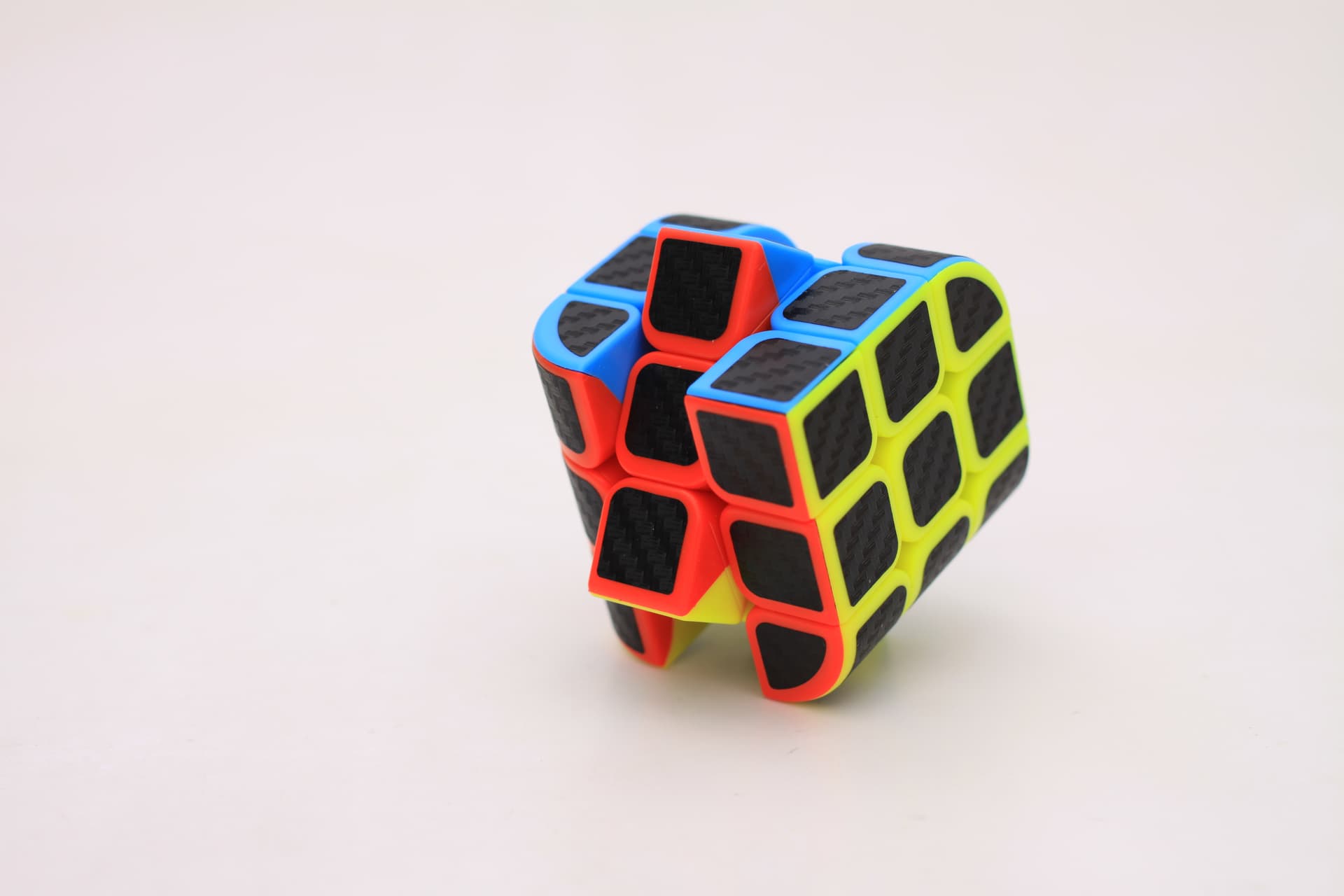 Z-Cube 3x3 Penrose Cube with carbon-fibre stickers