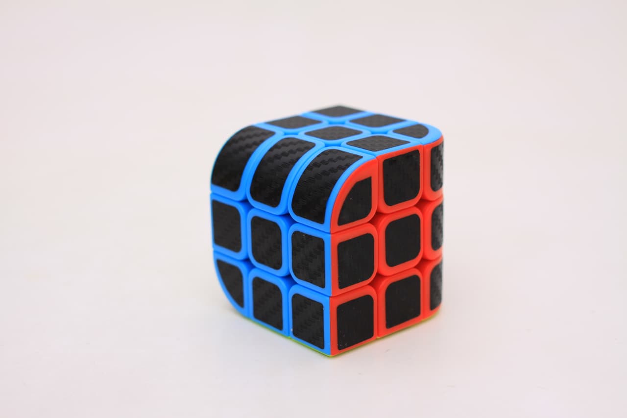 Z-Cube 3x3 Penrose Cube with carbon-fibre stickers image 3