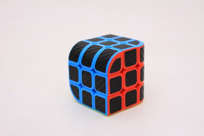 Z-Cube 3x3 Penrose Cube with carbon-fibre stickers image 3