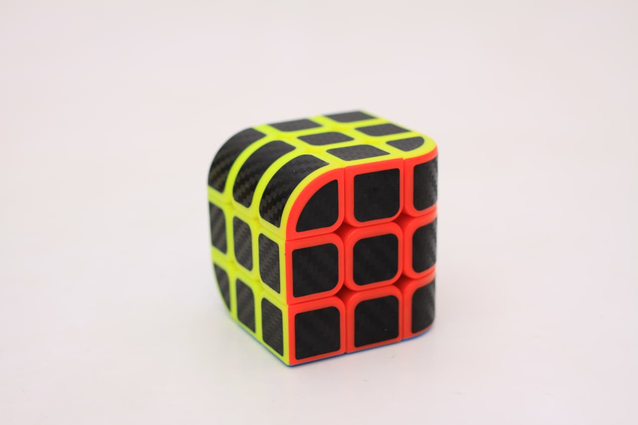 Z-Cube 3x3 Penrose Cube with carbon-fibre stickers image 4
