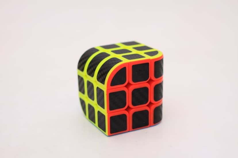 Z-Cube 3x3 Penrose Cube with carbon-fibre stickers image 4